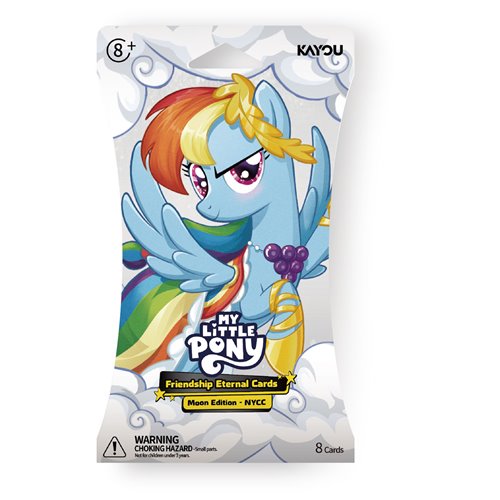 My Little Pony Friendship Eternal Moon Edition NYCC Trading Card Display of 12 Pack
