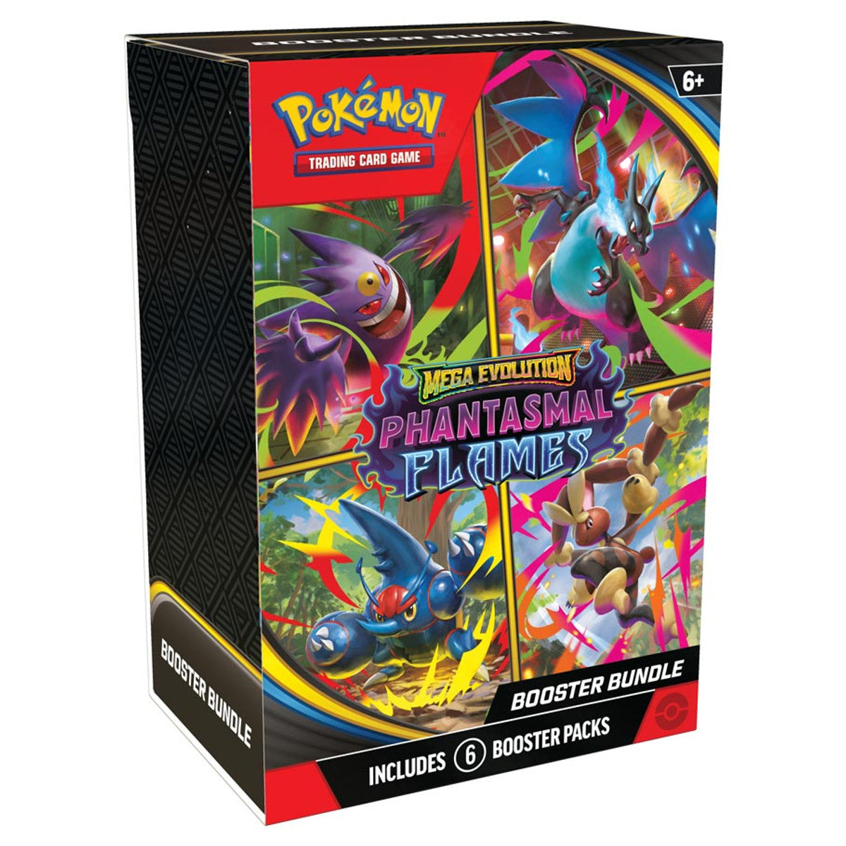 Pokémon TCG Phantasmal Flames Booster Bundle (6 Packs) – Mega Evolution 2