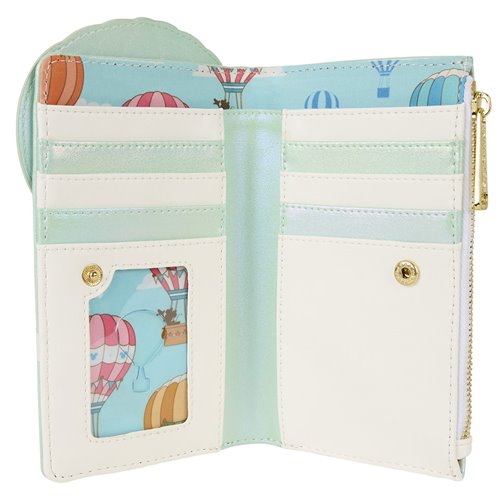 Loungefly Disney Mickey & Friends Hot Air Balloon Wallet Faux Leather