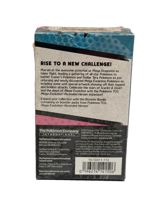 Pokémon TCG: Mega Evolution-Ascended Heroes Booster Bundle