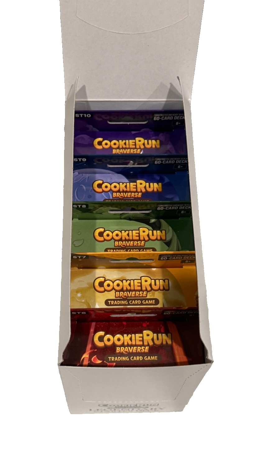 CookieRun TCG Legendary Cookie Starter Deck Assortment Set of 5