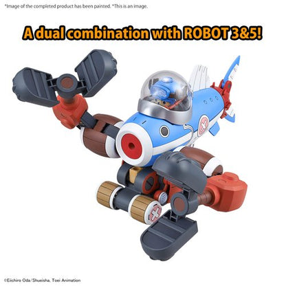 One Piece Chopper Submarine Robot 3 and Chopper Crane Robot 5 Model Kit