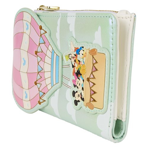 Loungefly Disney Mickey & Friends Hot Air Balloon Wallet Faux Leather