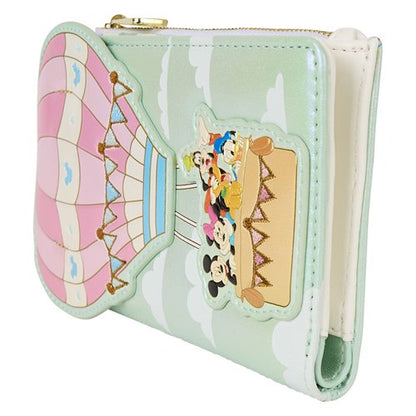 Loungefly Disney Mickey & Friends Hot Air Balloon Wallet Faux Leather