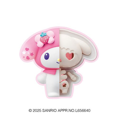 Sanrio Kuromi & My Melody Kaitai Fantasy Puzzle Blind Box Case of 4
