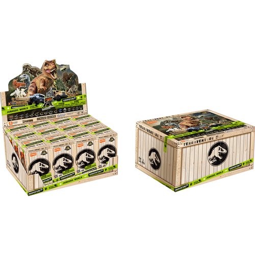 Jurassic World Terraventure Surprise Wave 1 Blind Box Model Kit Display of 12