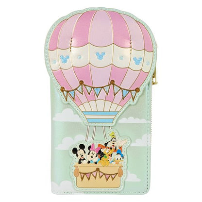 Loungefly Disney Mickey & Friends Hot Air Balloon Wallet Faux Leather