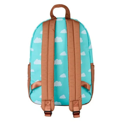 Loungefly Disney Pixar Up Full-Size Nylon Backpack 17” Carl’s House and Clouds