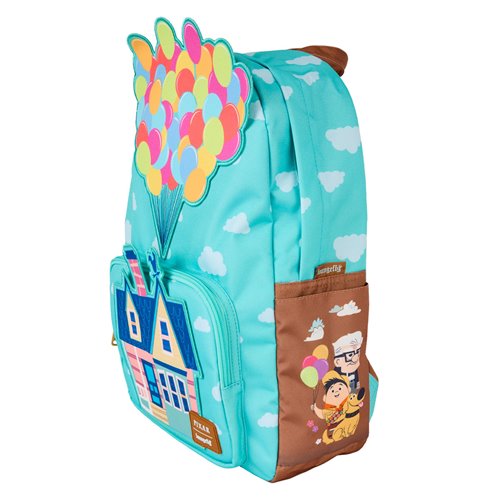 Loungefly Disney Pixar Up Full-Size Nylon Backpack 17” Carl’s House and Clouds