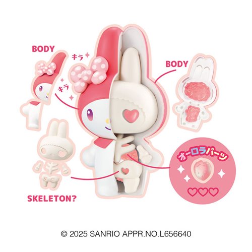 Sanrio Kuromi & My Melody Kaitai Fantasy Puzzle Blind Box Case of 4