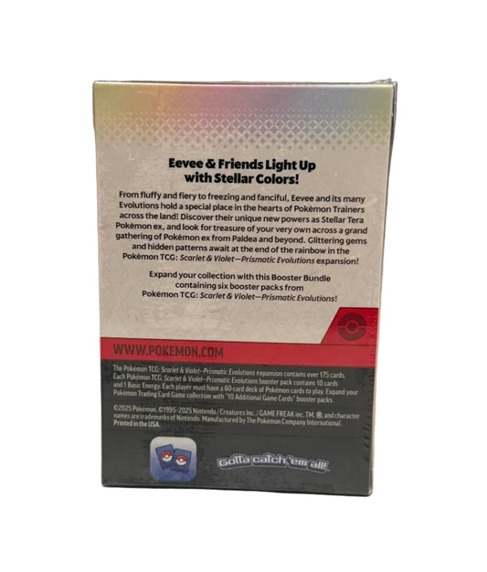 Pokémon TCG Scarlet & Violet Prismatic Evolutions Booster Bundle