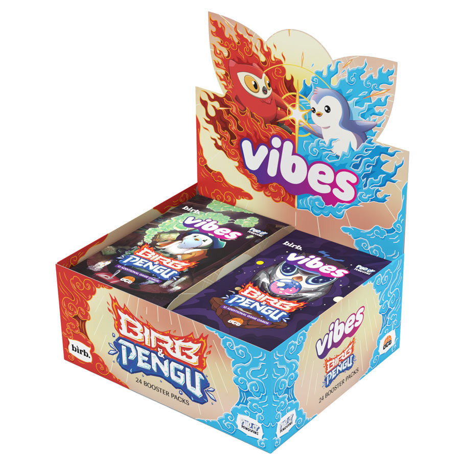 Vibes Pudgy Penguins TCG Set 3 Birb and Pengu Booster Display
