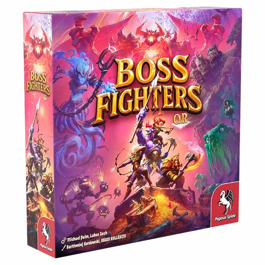 Boss Fighters QR Cooperative Fantasy Campaign Board Game