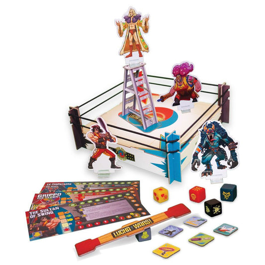 Lucha Wars Dice Game by BackSpindle Games