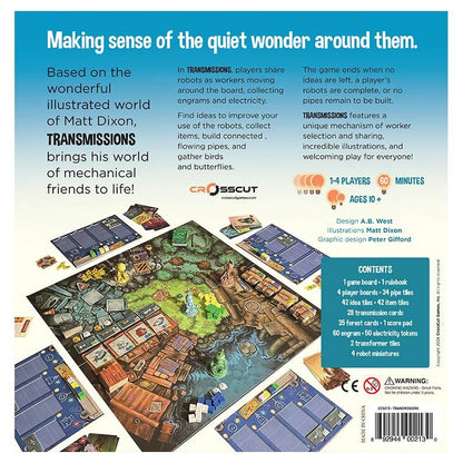 Transmissions Board Game Matt Dixon Art Robots Rondel Strategy