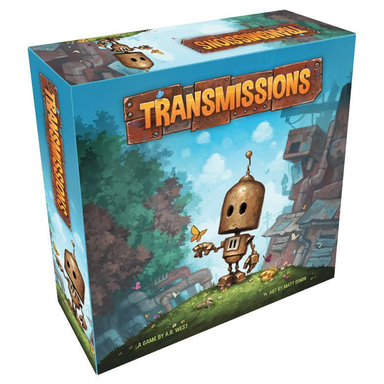 Transmissions Board Game Matt Dixon Art Robots Rondel Strategy