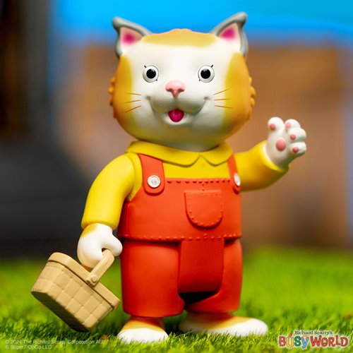 Richard Scarry Huckle Cat (Overalls) 3 3/4-Inch ReAction Figure