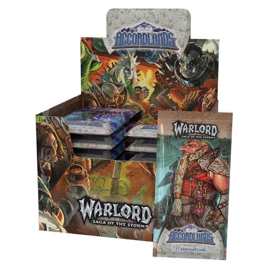 Warlord: Saga of the Storm Into the Accordlands Booster Display