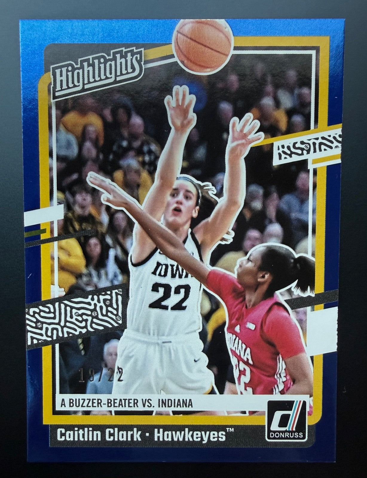 2024 Panini Caitlin Clark Collection Highlights #H6 Blue 19/22