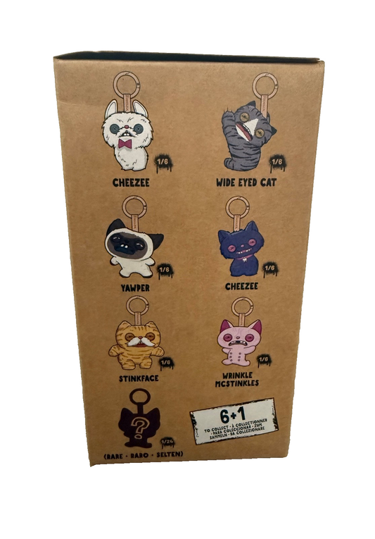 ZURU Fuggler Alley Cats Blind Box Plush Bag Charm Clip 5" Mystery Plush Series 1