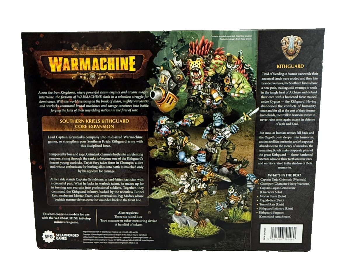 Warmachine: Southern Kriels Kithguard Core Expansion