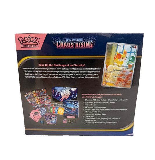 Pokémon TCG Mega Evolution Chaos Rising Elite Trainer Box