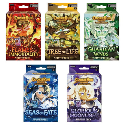CookieRun TCG Legendary Cookie Starter Deck Assortment Set of 5