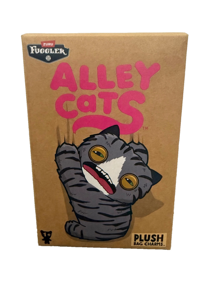 ZURU Fuggler Alley Cats Blind Box Plush Bag Charm Clip 5" Mystery Plush Series 1